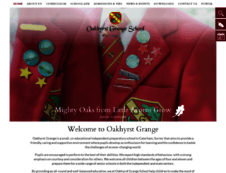 oakhyrstgrangeschool.co.uk screenshot