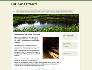 oakislandtreasure.wordpress.com screenshot