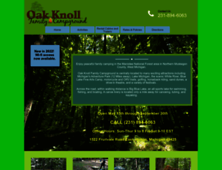 oakknollfamilycampground.com screenshot