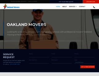 oakland-moving.com screenshot