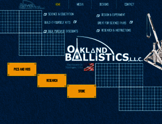 oaklandballistics.com screenshot