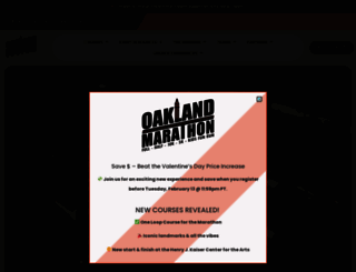 oaklandmarathon.com screenshot