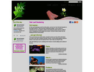 oakleafgardening.com screenshot