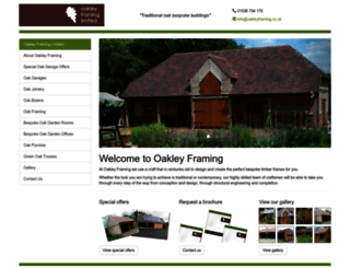 oakleyframing.co.uk screenshot