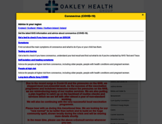 oakleyhealth.org screenshot