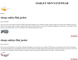 oakleysale.org screenshot