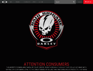 oakleyshadessale.com screenshot