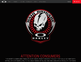oakleyshopstore.com screenshot