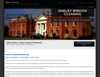 oakleywindowcleaning.co.uk screenshot