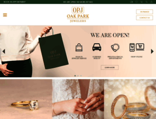 oakparkjewelers.com screenshot