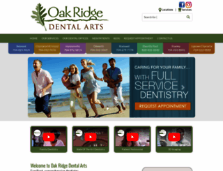 oakridgedentalarts.com screenshot