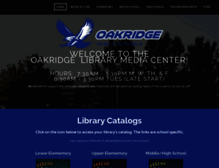 oakridgelmc.weebly.com screenshot