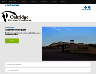 oakridgevet.com screenshot
