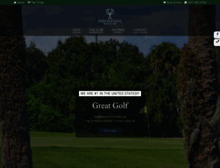 oaksnationalgolfclub.com screenshot