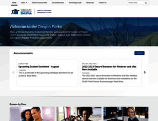 oaksportal.org screenshot