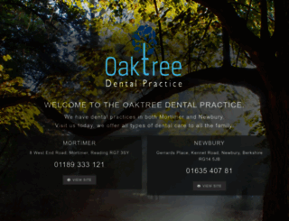oaktreedentalpractice.co.uk screenshot