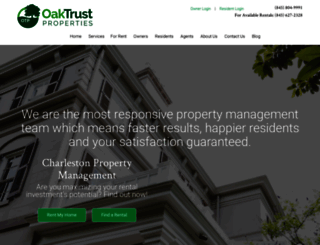 oaktrustproperties.com screenshot