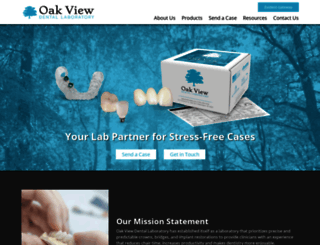 oakviewdentallab.com screenshot