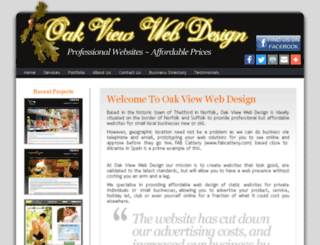 oakviewwebdesign.com screenshot
