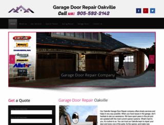 oakville-ongarage-repair.ca screenshot