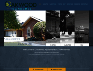 oakwoodapts-oh.com screenshot