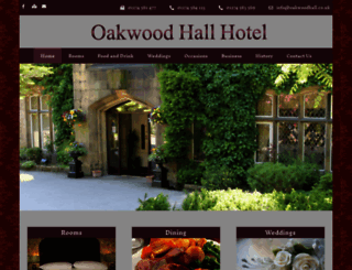 oakwoodhall.co.uk screenshot