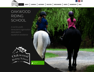 oakwoodridingschool.com.au screenshot