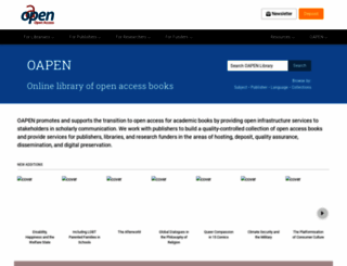 oapen.org screenshot