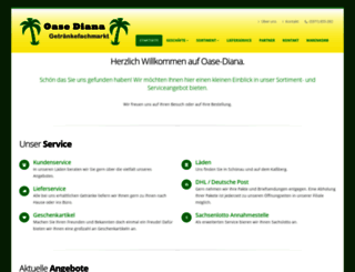 oase-diana.de screenshot
