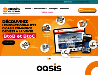 oasis-ecommerce.com screenshot