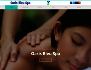oasisbleuspa.com screenshot