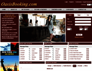 oasisbooking.com screenshot