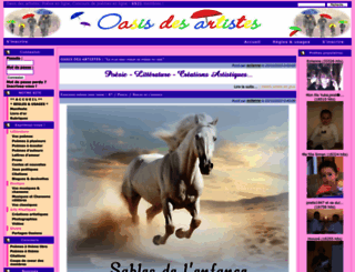 oasisdesartistes.com screenshot