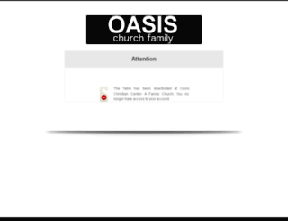 oasisfamilychurch.tableproject.org screenshot