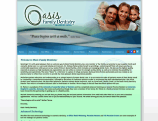oasisfamilydentistry.com screenshot