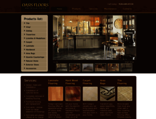 oasisfloors.com screenshot