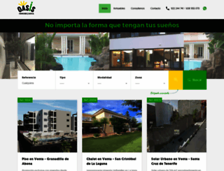 oasisinmobiliaria.com screenshot