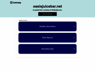 oasisjuicebar.net screenshot
