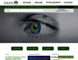 oasismedical.com screenshot