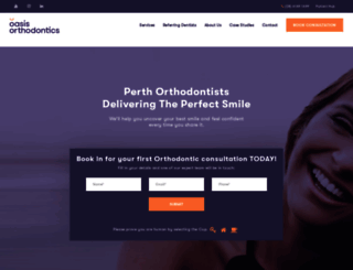 oasisorthodontics.com.au screenshot