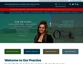 oasisprosthodontics.com screenshot