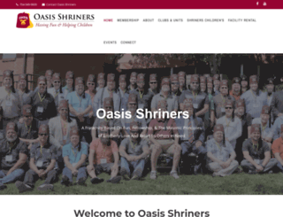 oasisshriners.org screenshot
