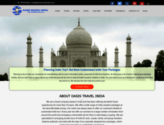 oasistravelindia.com screenshot