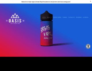 oasisvape.com screenshot