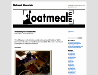 oatmealmountain.wordpress.com screenshot