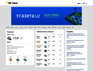 ob-havo.uz screenshot