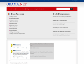 obama.net screenshot