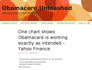 obamacareunleashed.com screenshot