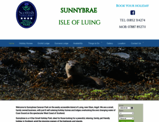 oban-holiday.co.uk screenshot