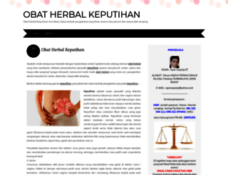 obatherbalkeputihan17.wordpress.com screenshot